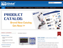 Tablet Screenshot of globalspecialties.com
